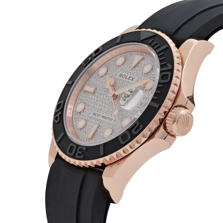 Rolex Yacht-Master 40mm 126655 Rose Gold Pav?? Diamond Dial - Image 4