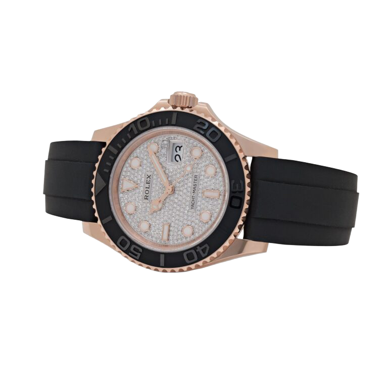 Rolex Yacht-Master 40mm 126655 Rose Gold Pav?? Diamond Dial - Image 3