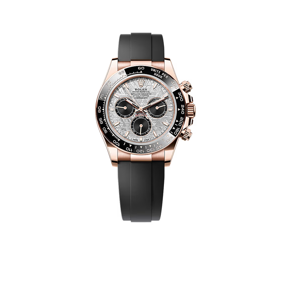 Rolex Daytona 40mm Oyster Perpetual Everose Gold with Meteorite and Black Dial M126515LN-0008