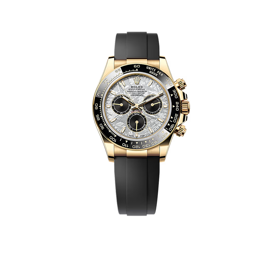 Rolex Daytona 40mm Oyster Perpetual Yellow Gold with Meteorite and Black Dial M126518LN-0016