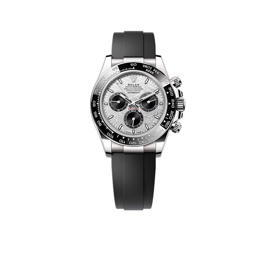 Rolex Daytona 40mm Oyster Perpetual White Gold with Meteorite and Black Dial M126519LN-0007
