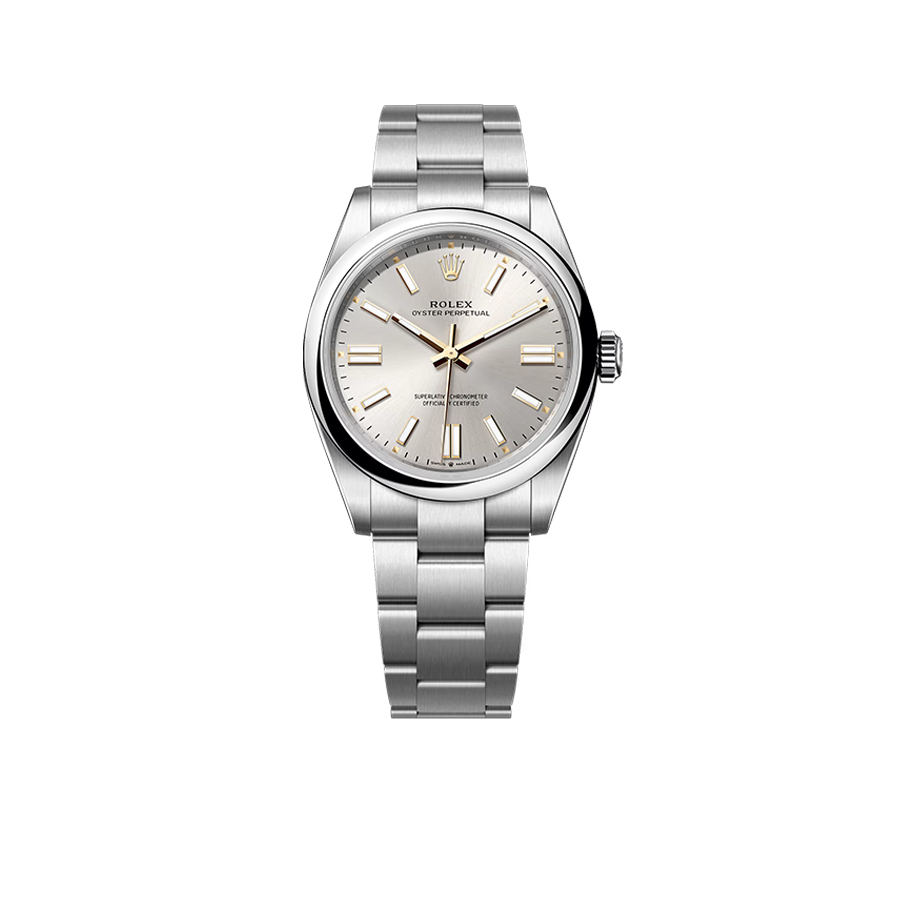 Rolex Oyster Perpetual 41mm Stainless Steel Silver Dial Men Watch 134300-0001 New 2025