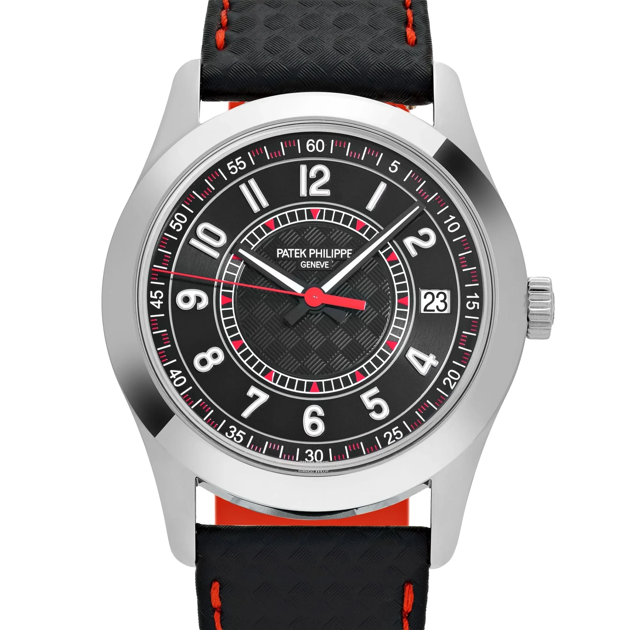Patek Philippe Calatrava 40mm 6007G-010 White Gold Red Accents - Image 4