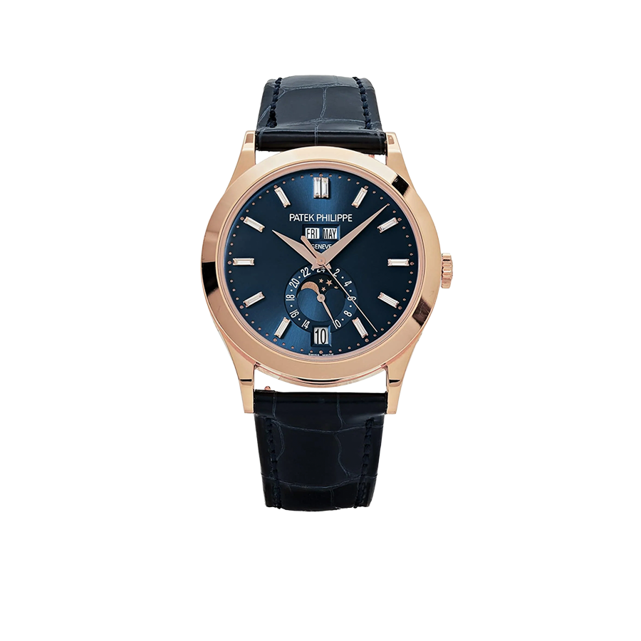 Patek Philippe Complex Function Watch, 39 mm, Model 5396R-015, with a calendar dial in rose gold blue