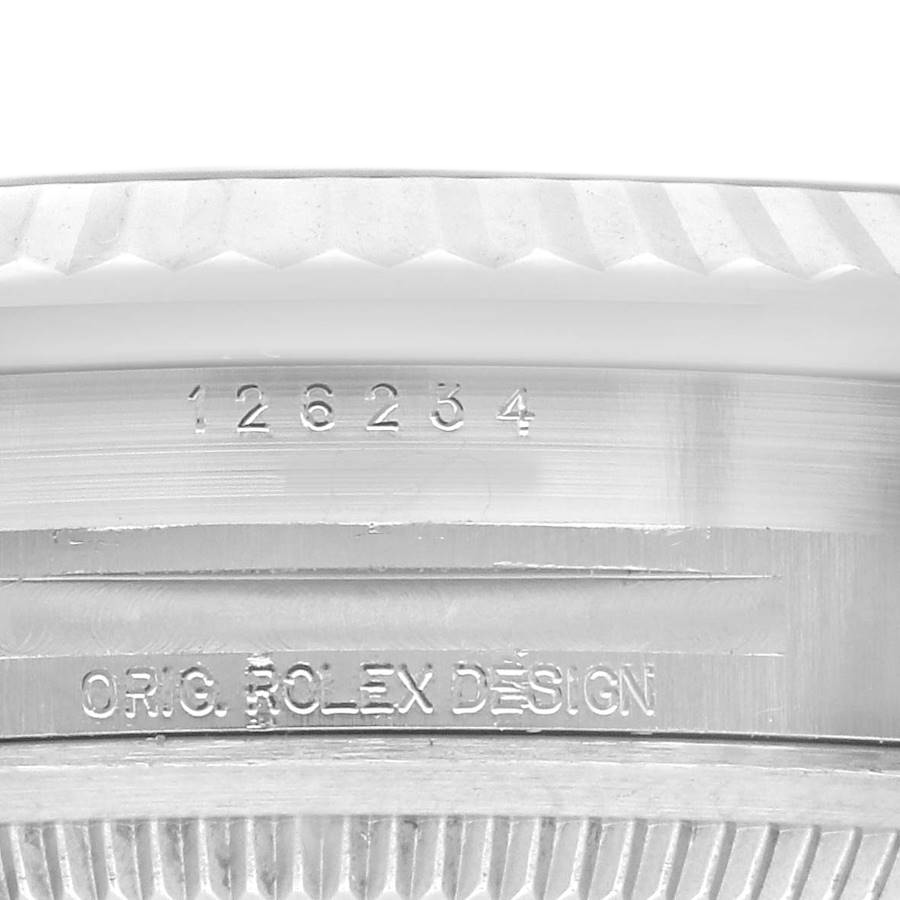 Rolex Datejust 36mm Stainless Steel Mint Green Dial Jubilee 126234 - Image 8