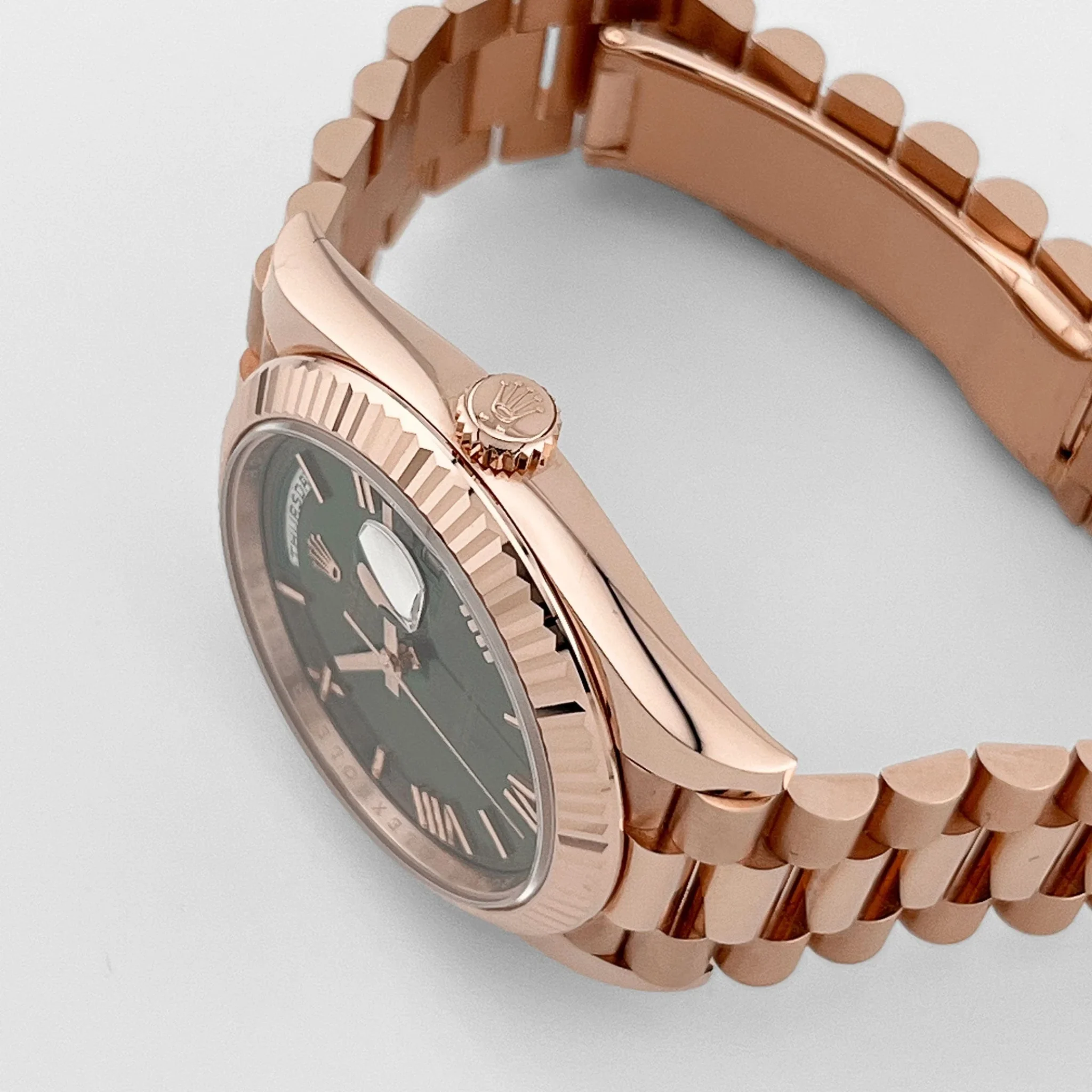 Rolex Day-Date Oyster Everose gold 40mm Green Olive 228235 - Image 4