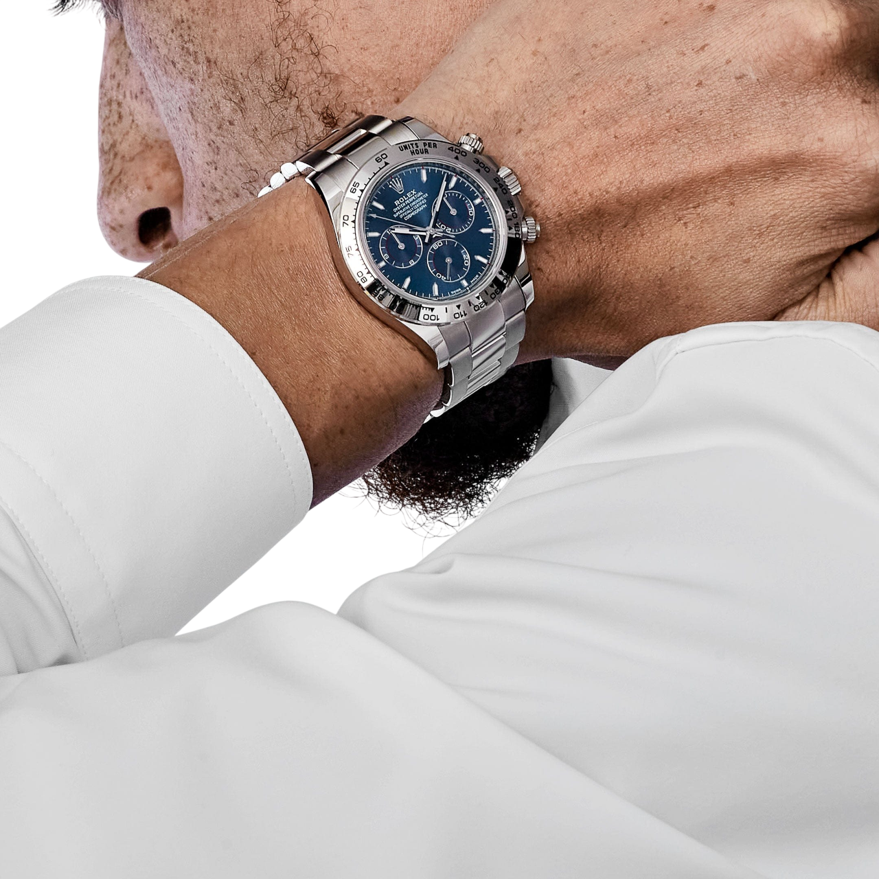 Rolex Daytona Blue Dial 40mmWhite Gold Chronograph Mens Watch 126509 - Image 2