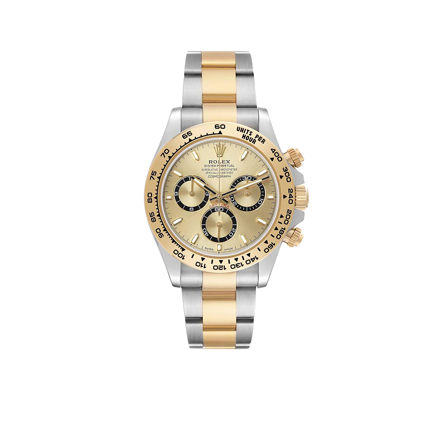 Rolex Daytona Steel Yellow Gold Champagne Dial Mens Watch 126503