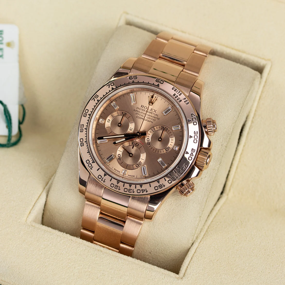 Rolex Cosmograph Daytona 40mm 116505-0017 Pink Diamond Dial - Image 4