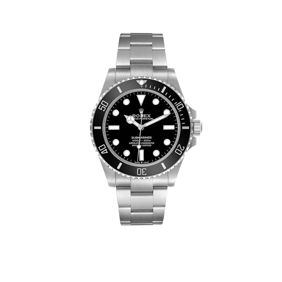 Rolex Submariner Non-Date Ceramic Bezel Steel 41mm Mens Watch 124060