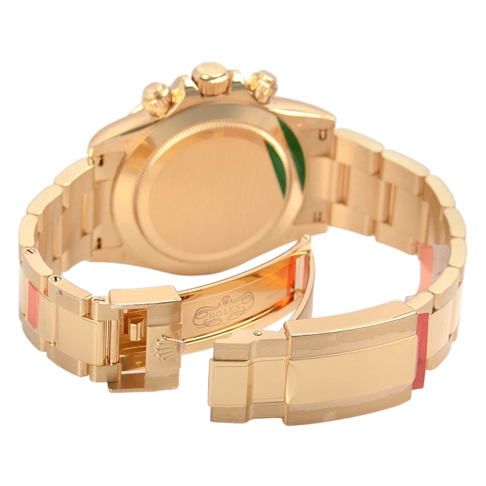 Rolex Cosmograph Daytona 40mm Yellow Gold Champagne Black Dial 116508 - Image 3