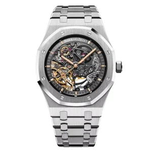 AudemarsPiguet 15407ST Stainless Steel 41mm Skeleton Stainless Steel Bracelet Stainless Steel Bezel