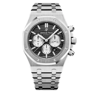 AudemarsPiguet 26331ST Black 41mm Chronograph Stainless Steel Bracelet Stainless Steel Bezel