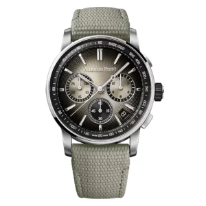 AudemarsPiguet 26393QT Gray 41mm Chronograph Canvas Round