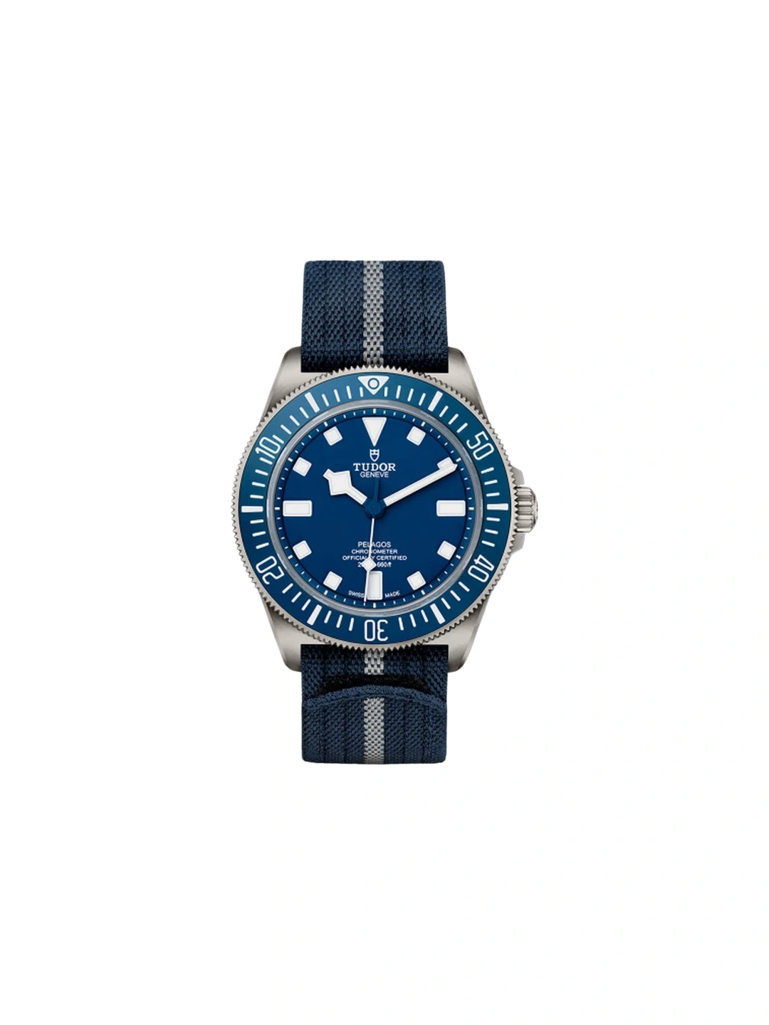 Tudor 25707B Blue 42mm Pelagos FXD Fabric Strap Round