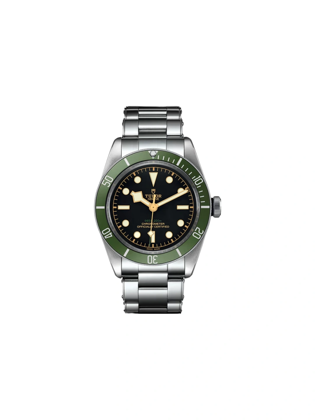 Tudor 79230G Black 41mm Harrods Special Edition Rivet Steel Bracelet Round