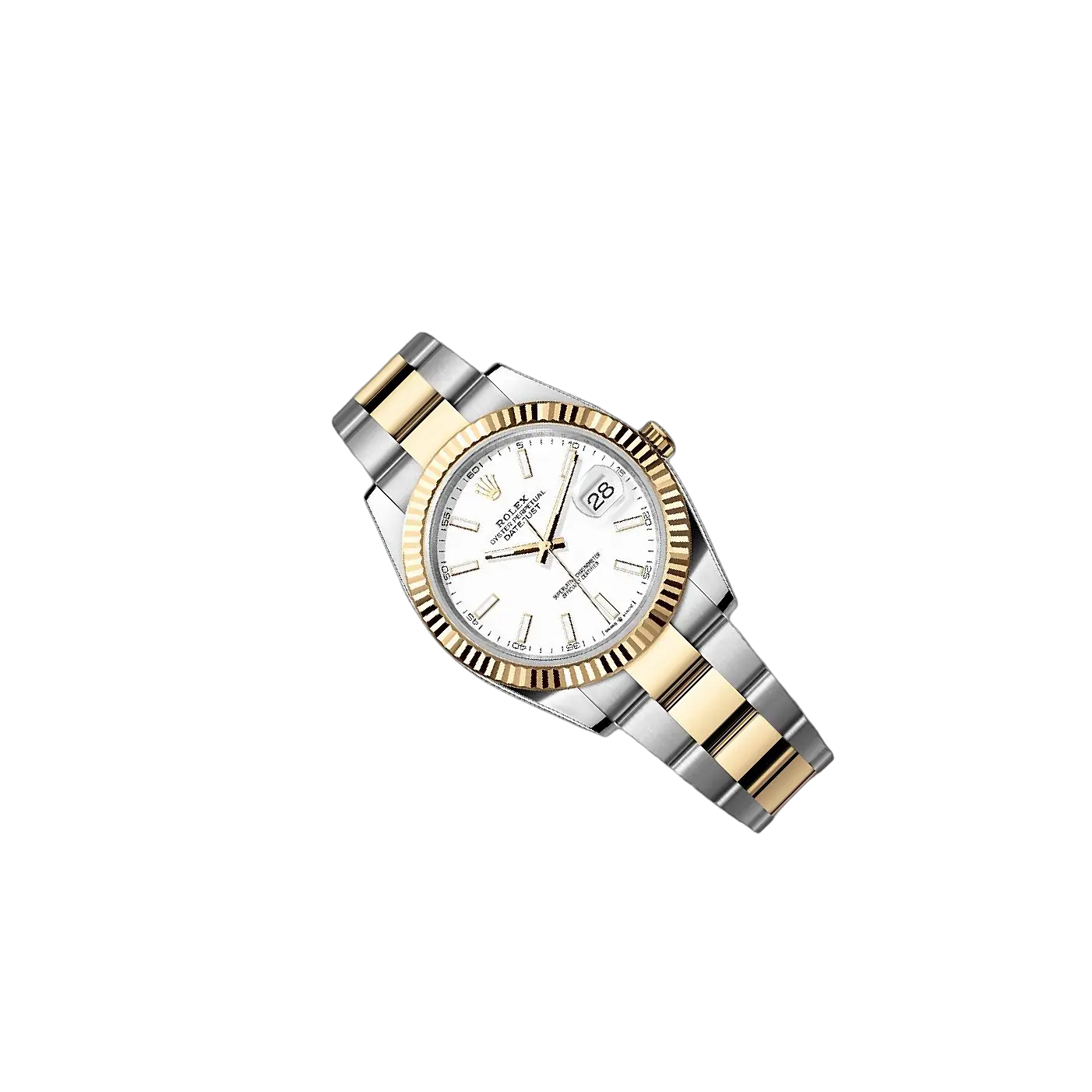 Rolex Datejust 41mm White Dial, Yellow Roleso 126333-0015 - Image 2