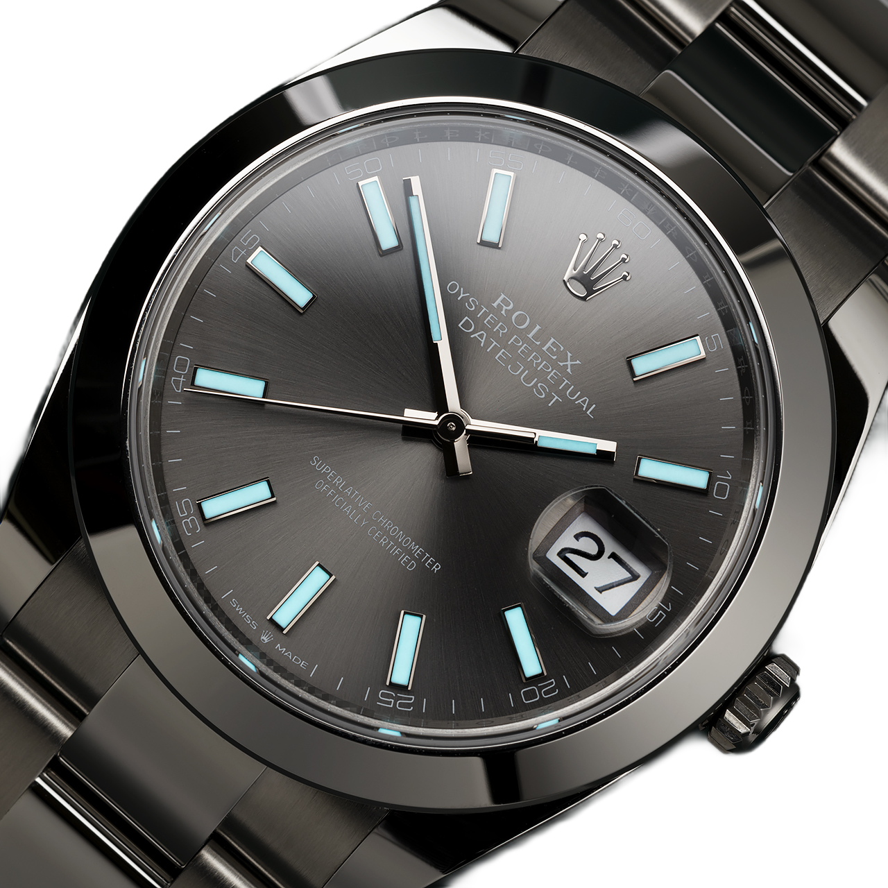 Rolex Datejust Oyster 41 mm Oystersteel Grey Dial 126300-0007 - Image 4